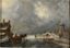 CHARLES LEICKERT (1816-1907)
Winter landscape with skaters