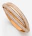 ‘TRINITY’ 18K YELLOW GOLD AND DIAMONDS BRACELET