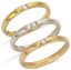 POMELLATO
TROIS BAGUES ‘LUCCIOLE’ EN OR JAUNE, ROSE ET GRIS 18K ET DIAMANT, ANNEES 1990
