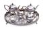 A SIX-PIECE TEA AND COFFEE SERVICE
Silver