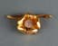 18K YELLOW GOLD BROOCH WATCH BY SOLVIL SWITZERLAND, 1940-1950S