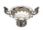 ENGLISH SILVER CANDY VASE WITH HANDLES AND GADROON DECORATION, EARLY 20TH CENTURY