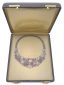 MASIS GENÈVE
COLLIER ‘FLEURS’ EN OR GRIS 18K, SAPHIRS ROSES ET DIAMANTS