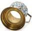 SOVIET SILVER-GILT AND ENAMEL TEA GLASS HOLDER
Leningrad Jewellery Factory, 1954