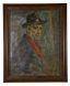 DAVID RUBINSTEIN (1902–1993)
Portrait of a man in a hat (Autoportrait ?)