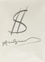 ANDY WARHOL (1928-1987)
Dollar sign