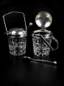 Cartier New York 1950s. Pair of jam/condiment holder
Cartier New York 1950s . Crystal and silver. With two spoons