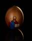 EASTER EGG, CUP WITH SAUCER, CUP WITH A PORTRAIT OF KUTUZOV
Porcelain
