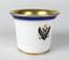 COFFEE CUP from the service of ALEXANDER II
Porcelain, cobalt, gilding Imperial Porcelain Factory St. Petersburg 1855 - 1881 years. Brand green overglaze "AII" Deco...