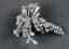 DIAMOND (approx 10ct) TREMBLEUSE BROOCH