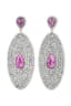 DIAMOND AND RUBY TEARDROP EARRINGS