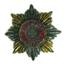 Cloth star of the Russian Imperial Order of St. Vladimir