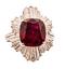 THAI RUBY AND DIAMOND RING