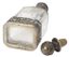 GROUP OF THREE EUROPEAN CRYSTAL DECANTERS AND BOTTLES WITH SILVER MOUNTS