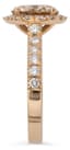 2CT. FANCY BROWN/YELLOW DIAMOND AND 18K YELLOW GOLD RING