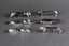 GALLIA' CHRISTOFLE ART DECO SET OF SIX SILVER-PLATED KNIFE RESTS
France, Édouard-Marcel Sandoz, circa 1930s