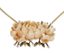 CHAÎNE EN OR 18K AVEC PENDENTIF EN OR 14K EN CORAIL PEAU D'ANGE SERTI DE DIAMANTS