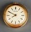 CARTIER GOLD PLATED DESK /ALARM CLOCK, 1970-1980s*