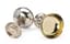 PEDRO DURAN PAIR OF ‘BACCHUS’ SPANISH SILVER AND SILVER-GILT TOASTING GOBLETS