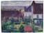 DAVID WIDHOPFF (1867-1933)
Garden in a village