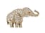 ‘ELEPHANT’ 14K YELLOW GOLD, RUBY, DIAMOND BROOCH