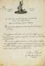 [CISALPINE REPUBLIC]. Ambrogio BIRAGO of Cremonde. Italian Minister.
Letter signed to Major General Berthier. [RÉPUBLIQUE CISALPINE]. Ambrogio BIRAGO de Cremonde. Ministre italien. Lettre s...