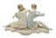 ‘LES MUSICIENS’ GROUPE EN PORCELAINE HUTSCHENREUTHER, D’APRÈS UN MODÈLE DE CARL WERNER, MILIEU DU 20ÈME SIÈCLE