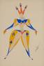 Romain de Tirtoff dit Erté (1892 - 1990)
Chorus girl as a joker