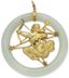 ‘SAGITTAIRE’ PENDENTIF EN OR 14K ET JADE, ANNEES 1960 - 1970