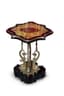 SMALL LOUIS XIV STYLE BOULLE MARQUETRY TABLE 
Paris, circa 1870