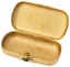 YVES SAINT LAURENT, 1980s 
Gold plated minaudière style Pillbox.
