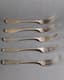 SET OF SILVER FORKS, 10 PIECES