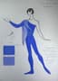 TATIANA BRUNI (1902-2001)
Two costume designs. Melody of Gluck.