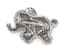 ‘ELEPHANT’ 18K WHITE GOLD, DIAMOND AND RUBY PENDANT BROOCH