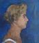 ANATOLY LEBEDEV-SHUYSKY (1896–1978)
Profile of a woman against blue background