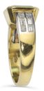 18K YELLOW AND WHITE GOLD, 3.38 CT. COLOMBIAN EMERALD AND DIAMOND RING (WITH CERTIFICATE)