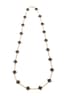 VAN CLEEF & ARPELS VINTAGE ALHAMBRA 20 MOTIFS 18K ROSE GOLD AND LETTERWOOD SAUTOIR