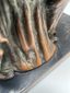 SCULPTURE EN BRONZE DE STYLE ART DECO REPRESENTANT UNE FEMME ET SON LEVRIER