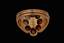 RING with the Emperor Nicholas I's Monogram
Gold, semi-precious stones, diamonds, enamel