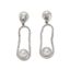 GIRONA PRIVÉ
BOUCLES D'OREILLES EN OR GRIS 18K, DIAMANTS ET PERLES