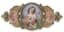 FABERGÉ VERMEIL, ENAMEL AND DIAMONDS CORSAGE BROOCH
Maker’s mark of Karl Faberge, assay master’s mark of Ivan Lebedkin, The House of Fabergé, 1899-1908