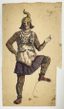 ELENA POPOVA - BENOIS (1898-1972)
Costume design for ‘Northern hero’ by Henrik Ibsen