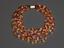 Garnet and citrine Collier