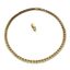 SET OF 18K YELLOW GOLD 7 CT. DIAMOND AND 7 CT. RUBY NECKLACE AND RING, 1980s
