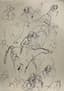 VLADIMIR BEKHTEEV (VLADIMIR VON BECHTEJEFF) (1878-1971)
Double-sided drawing: sketches for illustrations