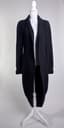CHANEL
BLACK CASHMERE AND COTTON LONG CARDIGAN
