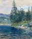 CAMILLA ALBERTOVNA BENOIS (1878-1953)
Mountain river scene