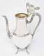 4-piece service Tea and coffee service of 4 items in the Empire style: coffee pot, kettle, sugar bowl, milk jug.
