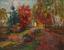 GEORGES LAPCHINE (1885-1950)
Russian church in an autumn lanscape