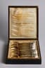 WILLIAM BROWN SET OF TWELVE SILVER-GILT DESSERT SPOONS